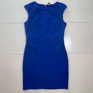 New Look Royal Blue Bodycon MIDI Dress size 8